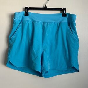 Lands' End Women's Teal Blue Athletic and or Swim Shorts